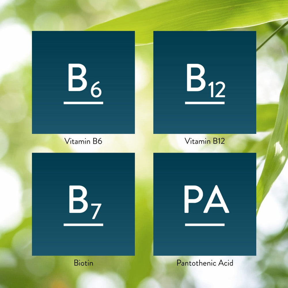 Label detail of Nature's Sunshine Balanced B Complex – visible values.