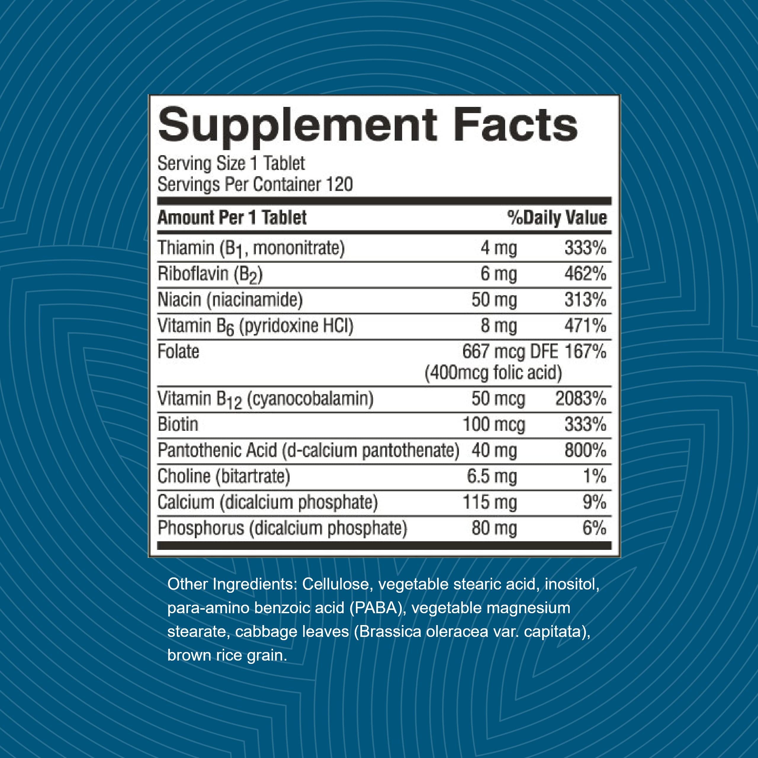 Nature's Sunshine Balanced B Complex vegetarian formula – plant-based wellness.