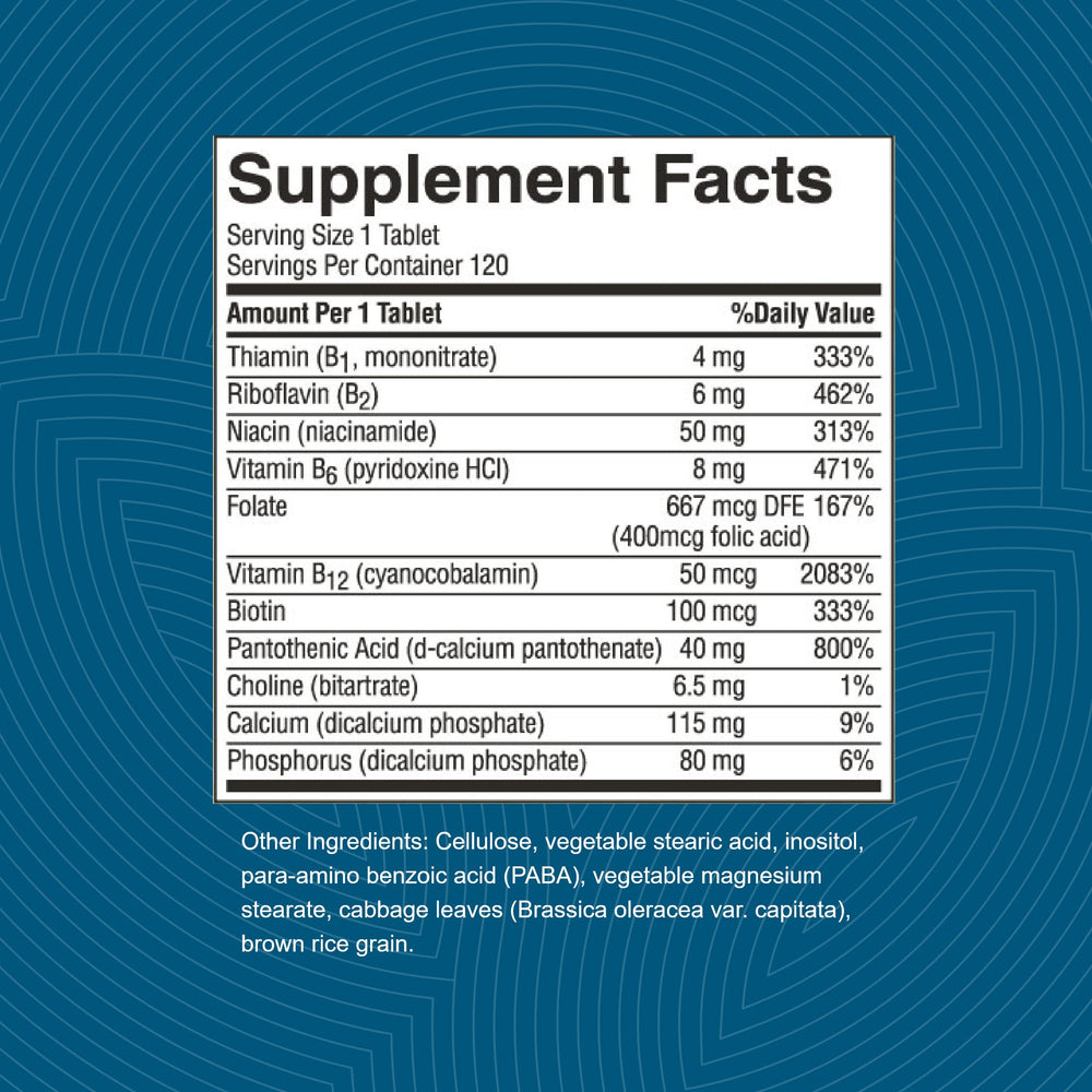 Nature's Sunshine Balanced B Complex vegetarian formula – plant-based wellness.