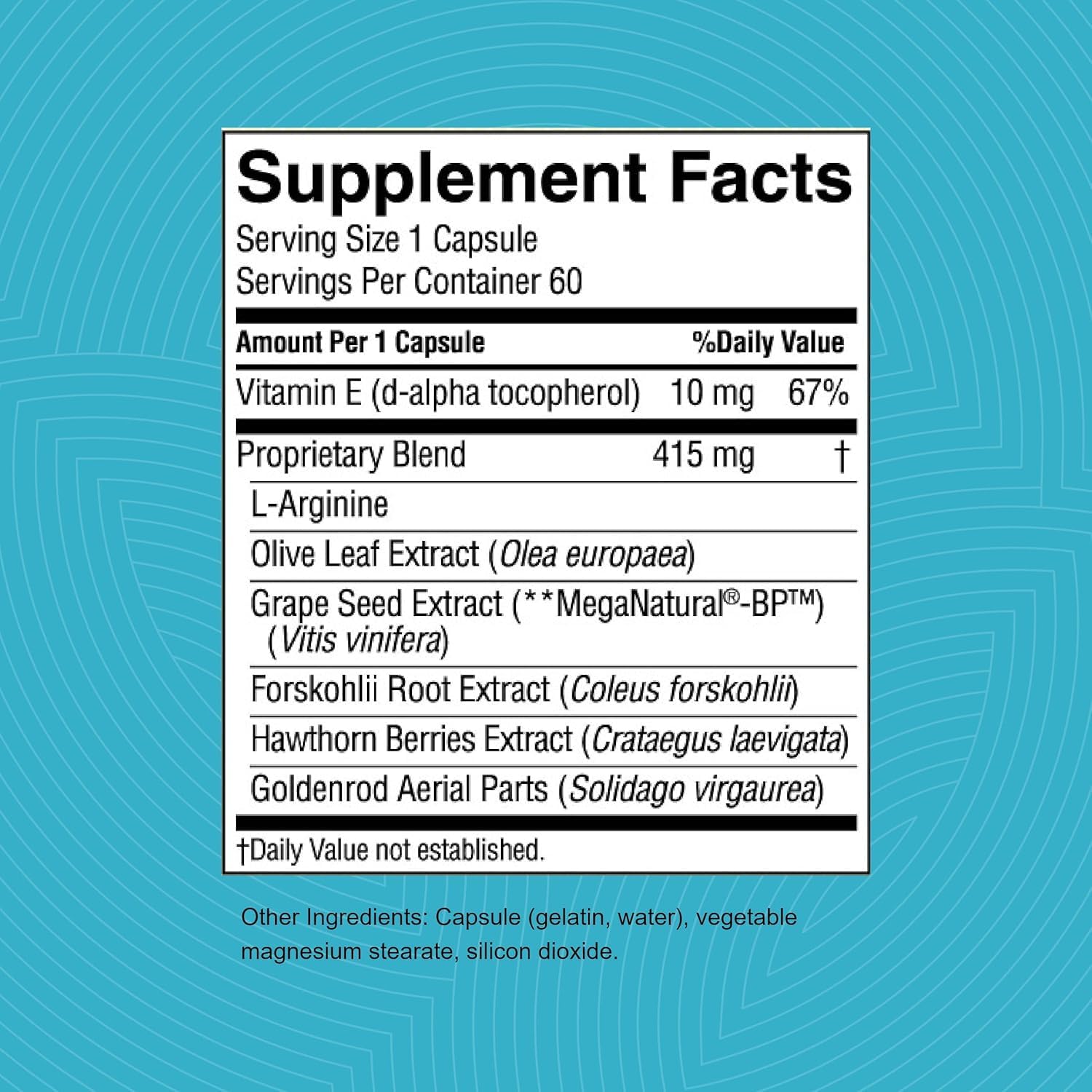 Nature's Sunshine Blood Pressurex in daily routine on the counter.
