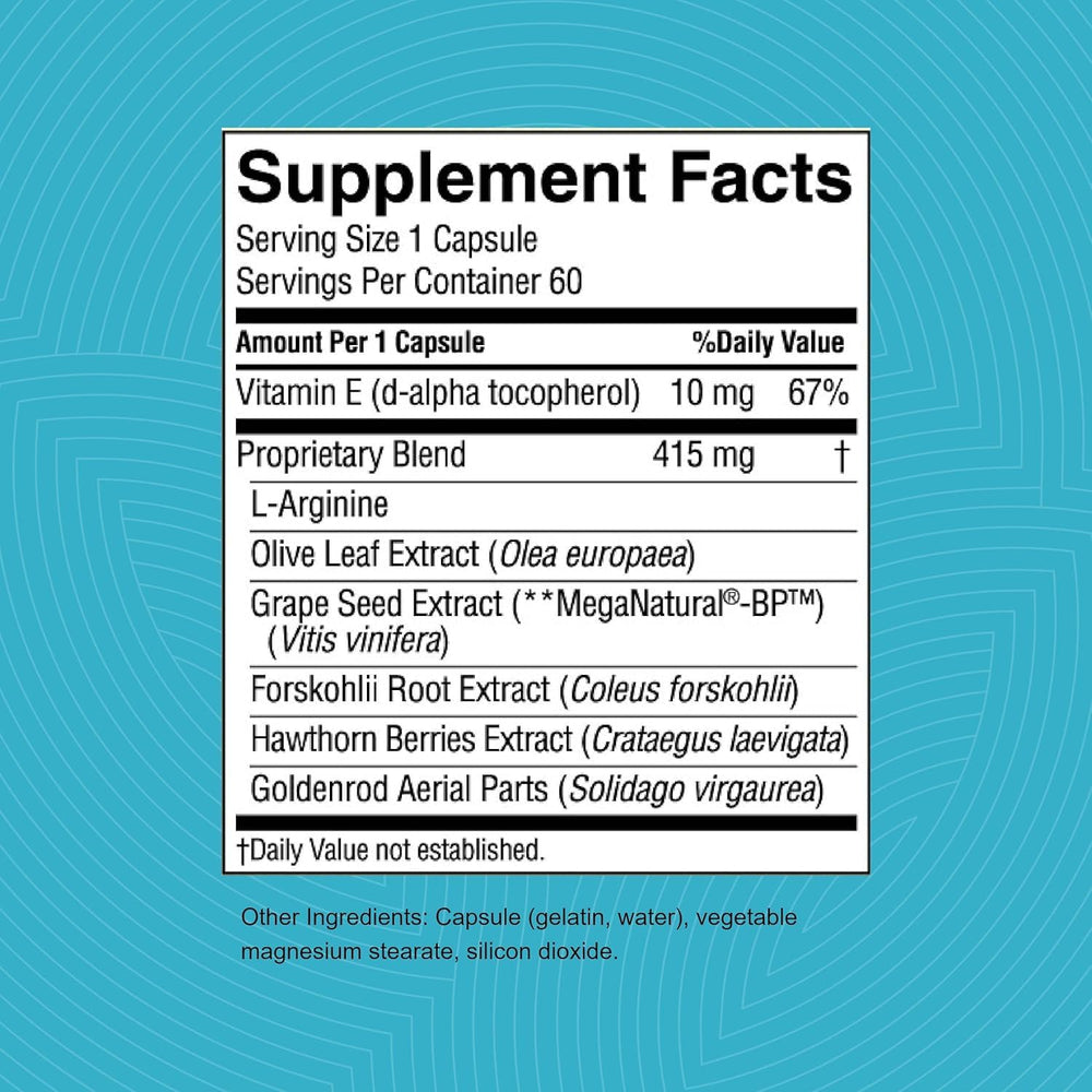 Nature's Sunshine Blood Pressurex in daily routine on the counter.