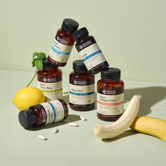 Nature's Sunshine Blood Pressurex label closeup showing ingredients and guidance.