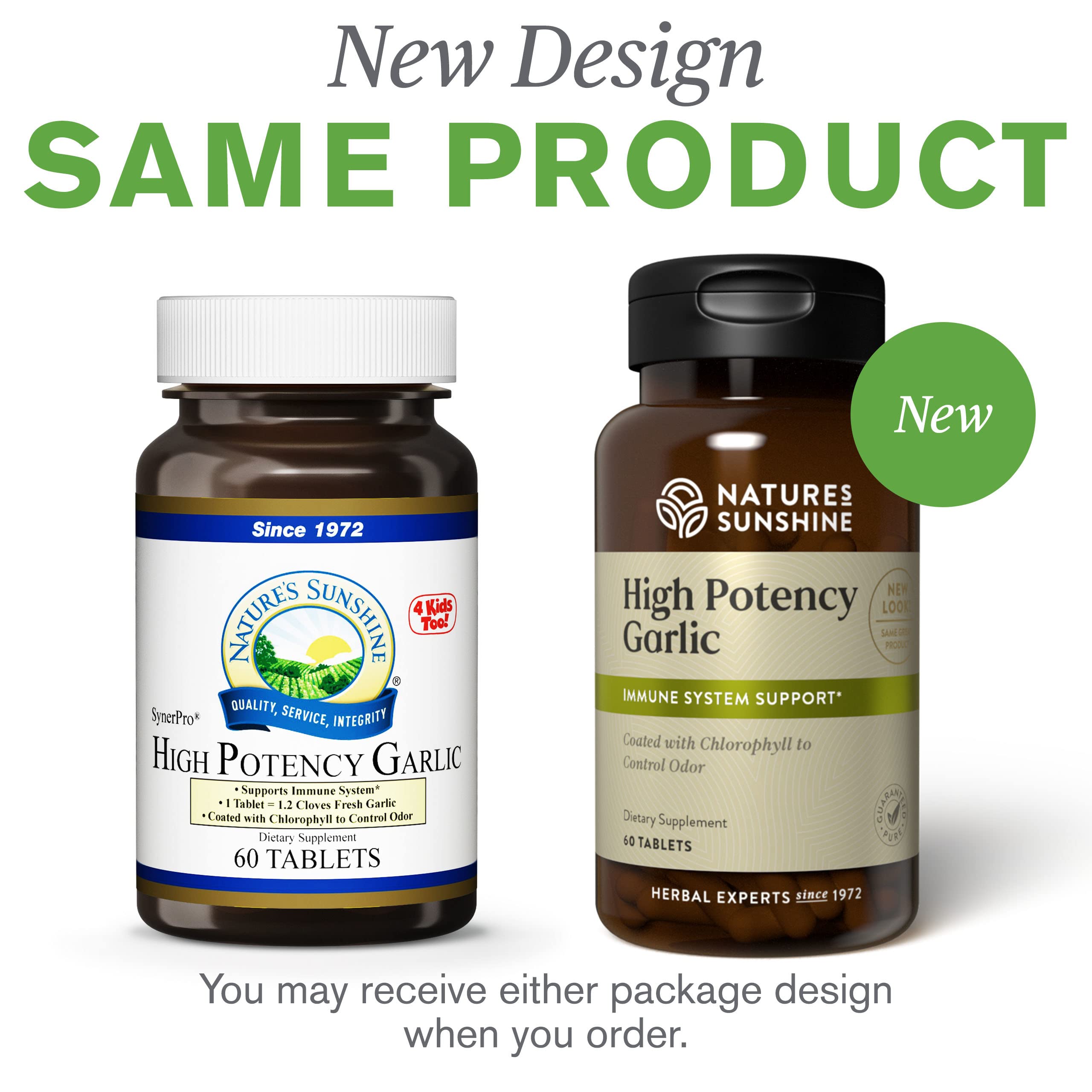 Nature's Sunshine heritage since 1972 emphasizes quality and trust.