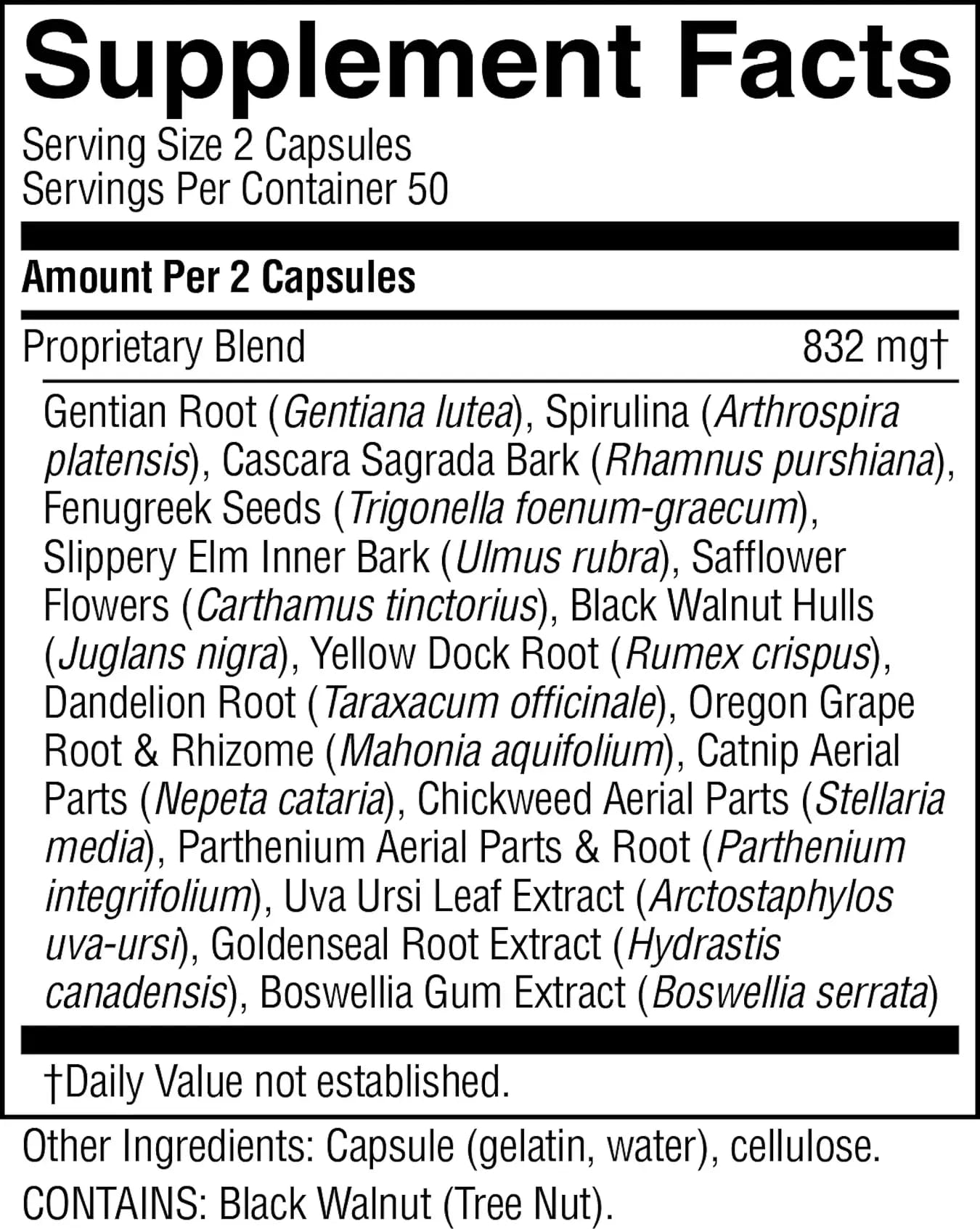 Nature's Sunshine Cellular Detox packaging demonstrates clean design for easy stock display