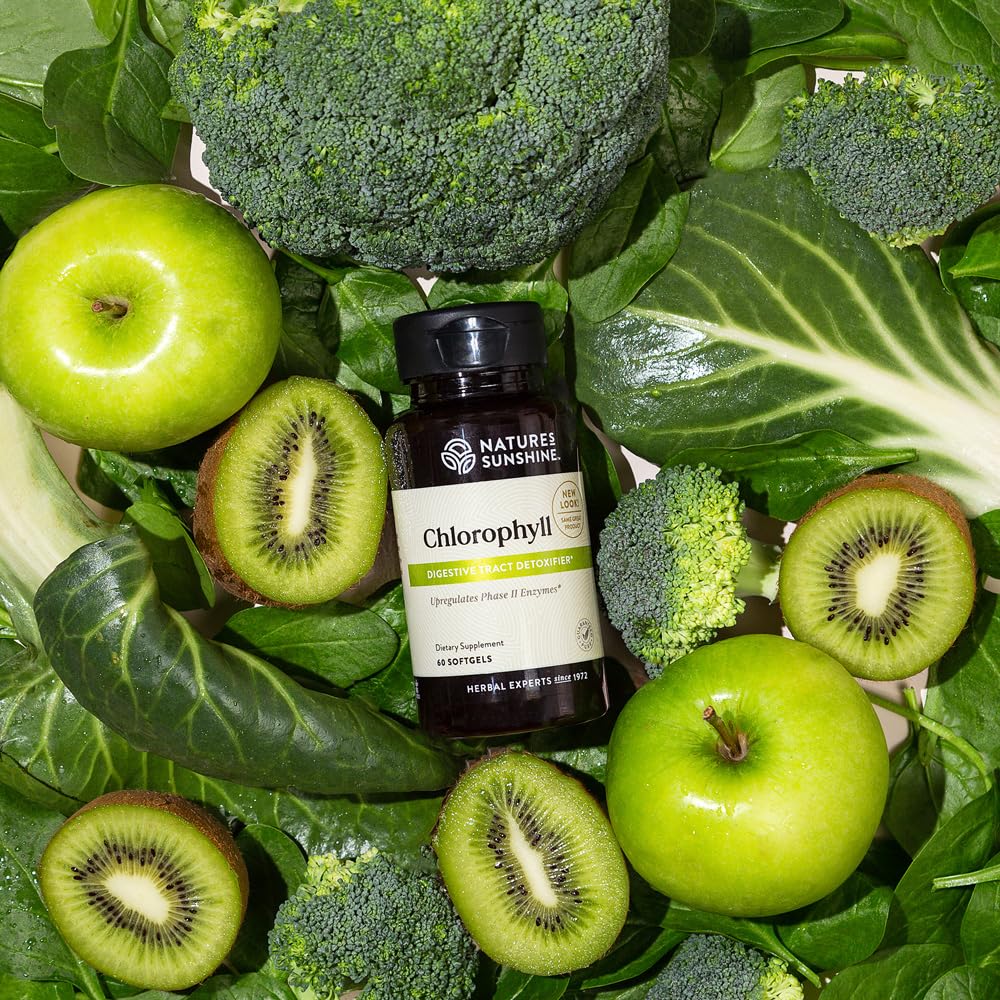 Lifestyle shot featuring chlorophyll in a daily routine for energy and wellness.