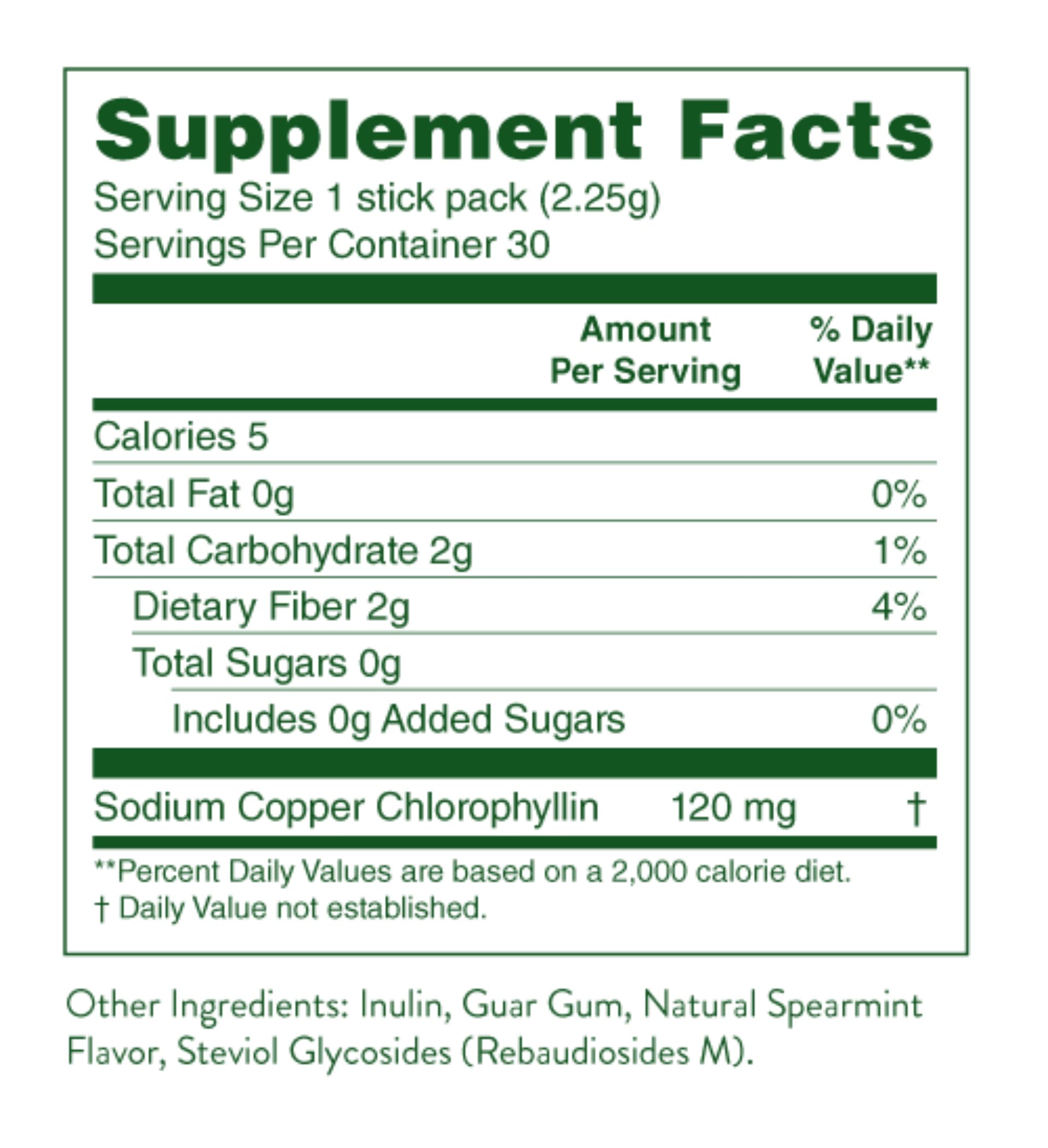 Fifty years of herbal expertise behind Nature's Sunshine chlorophyll sticks