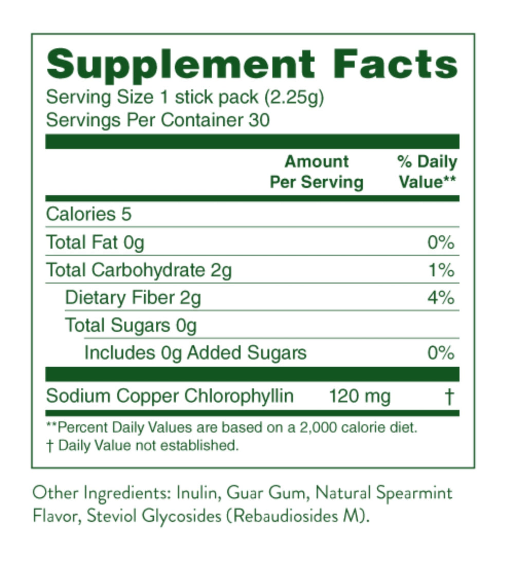 Fifty years of herbal expertise behind Nature's Sunshine chlorophyll sticks