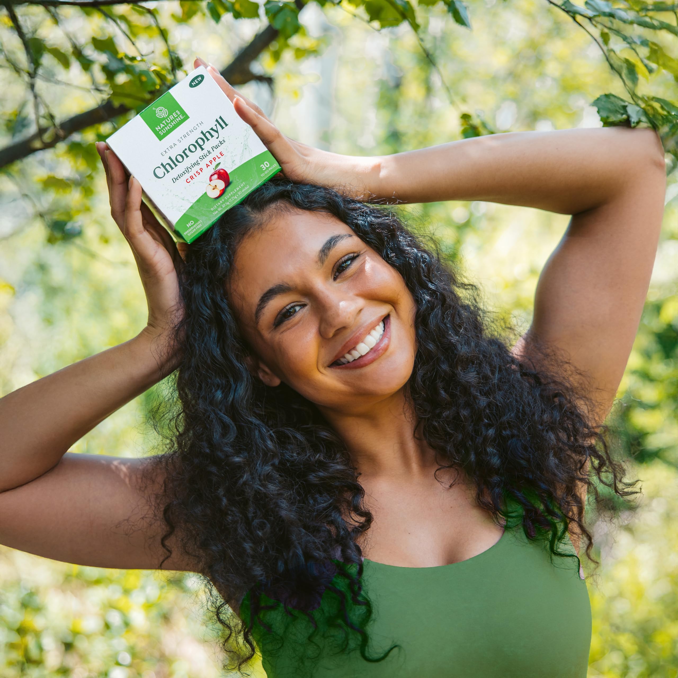 Chlorophyll stick with prebiotic fiber supporting digestive comfort