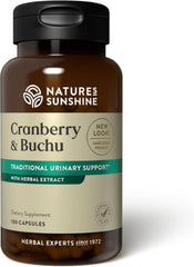Nature's Sunshine Cranberry and Buchu Concentrate bottle front for daily use