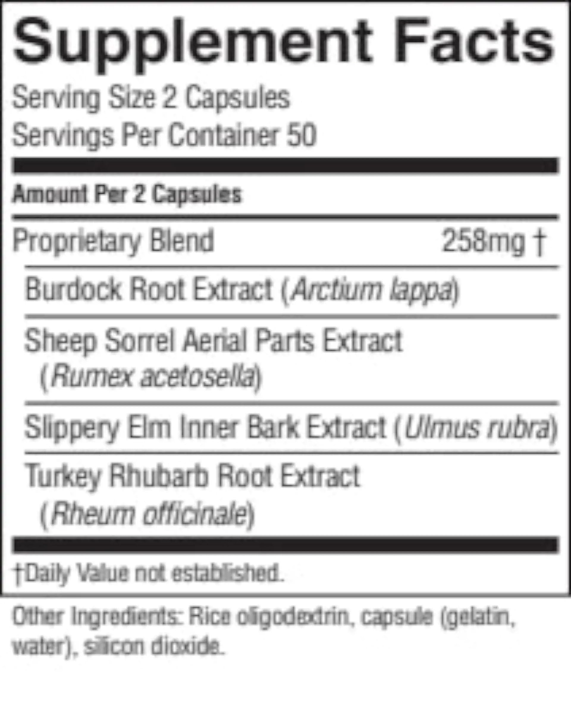 Nature's Sunshine E-Tea Capsules packaging box with product details for wellness.