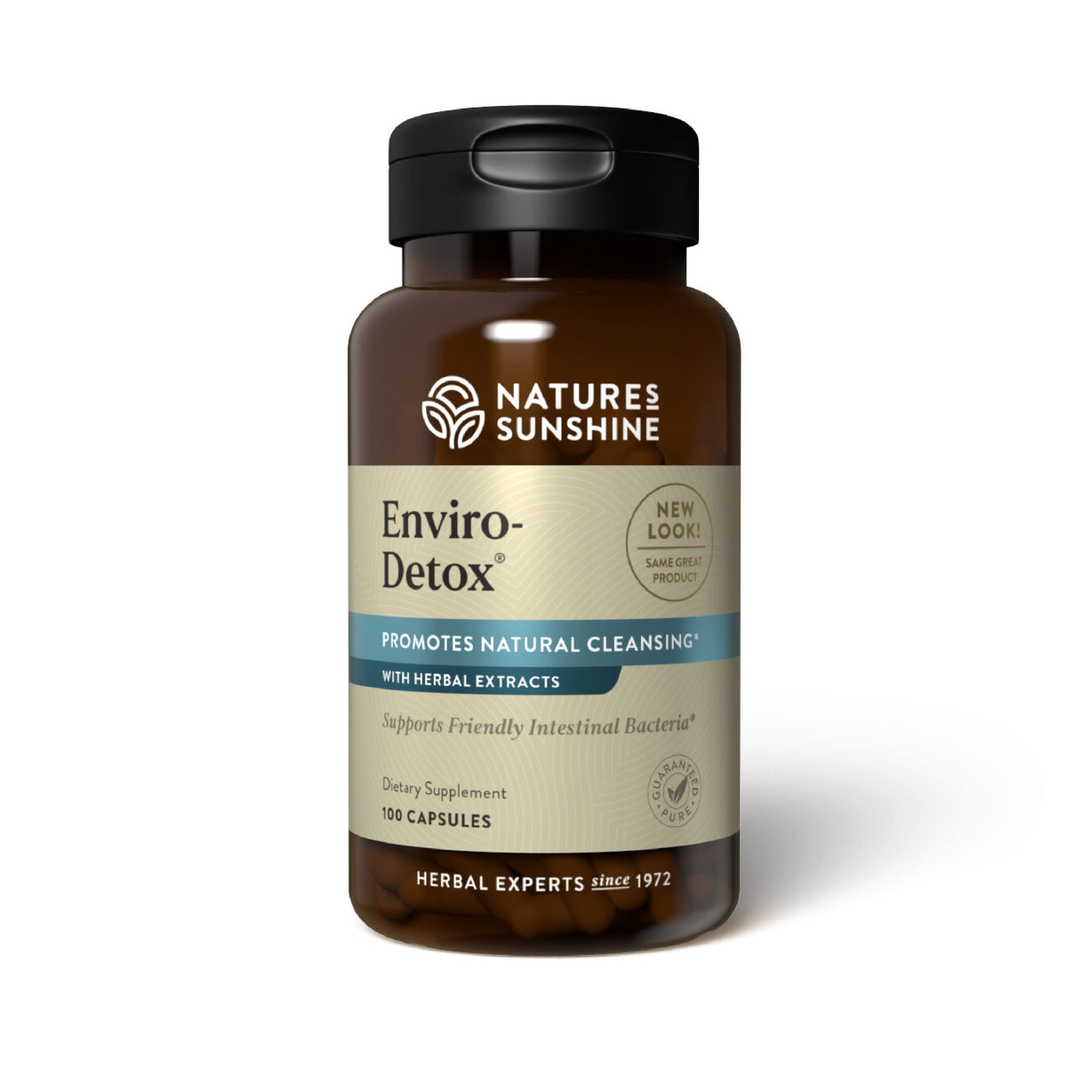 Nature's Sunshine Enviro-Detox bottle front view for everyday wellness