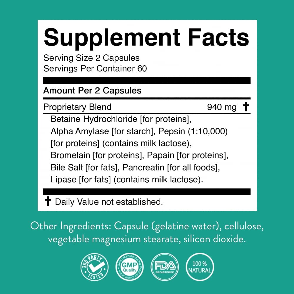 Product supports comfortable digestion with no common allergens.