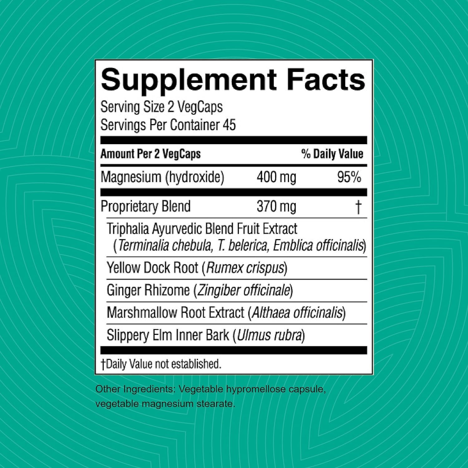 Daily-use bottle image demonstrating easy capsule routine
