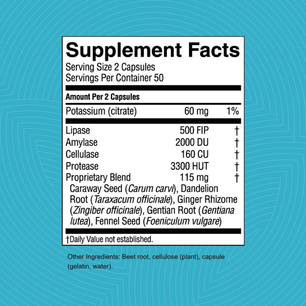 Natures Sunshine Hi Lipase label visible detailing lipase benefits for fat breakdown