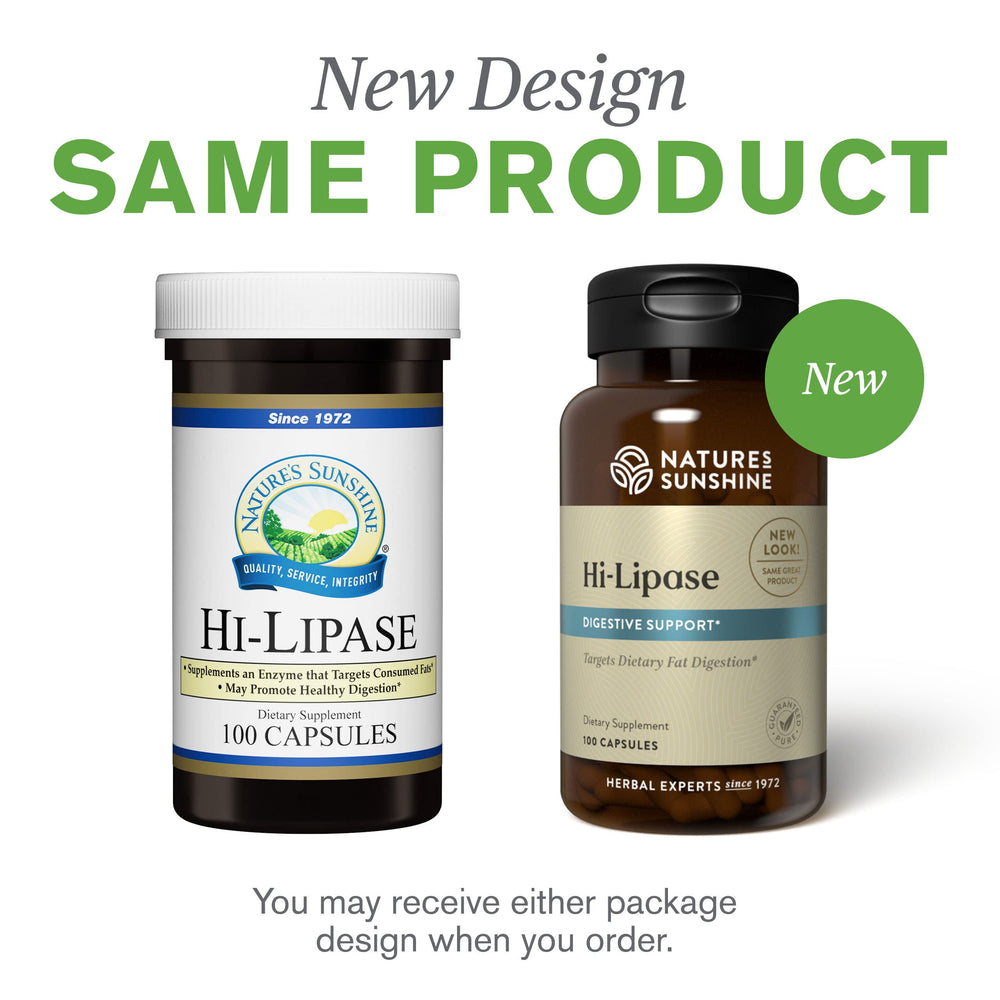 Natures Sunshine packaging image communicates premium herbal digestive support
