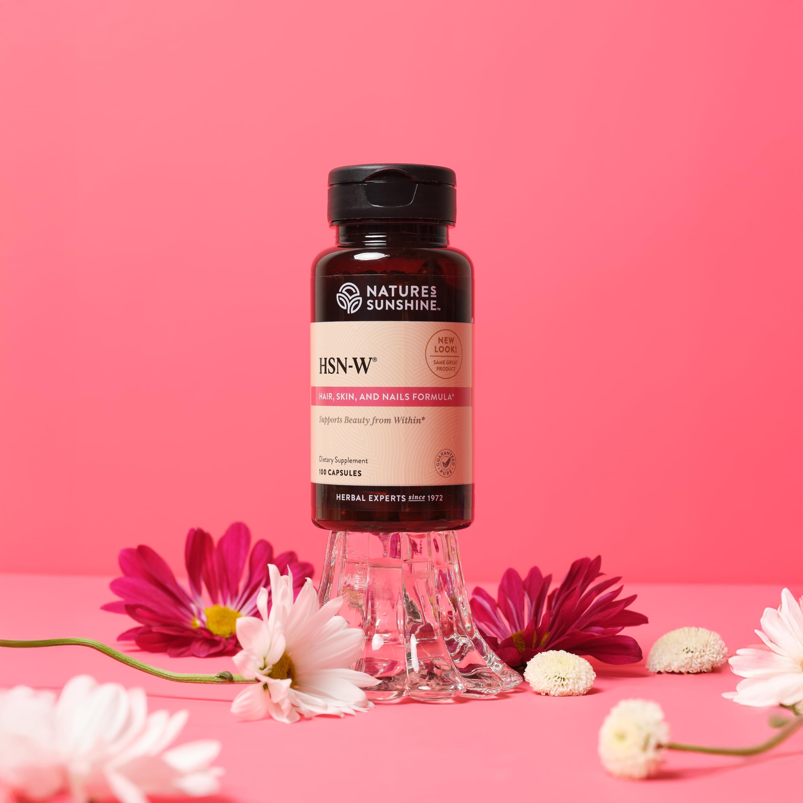 Nature's Sunshine HSN-W in-house manufacturing label conveys strict quality control