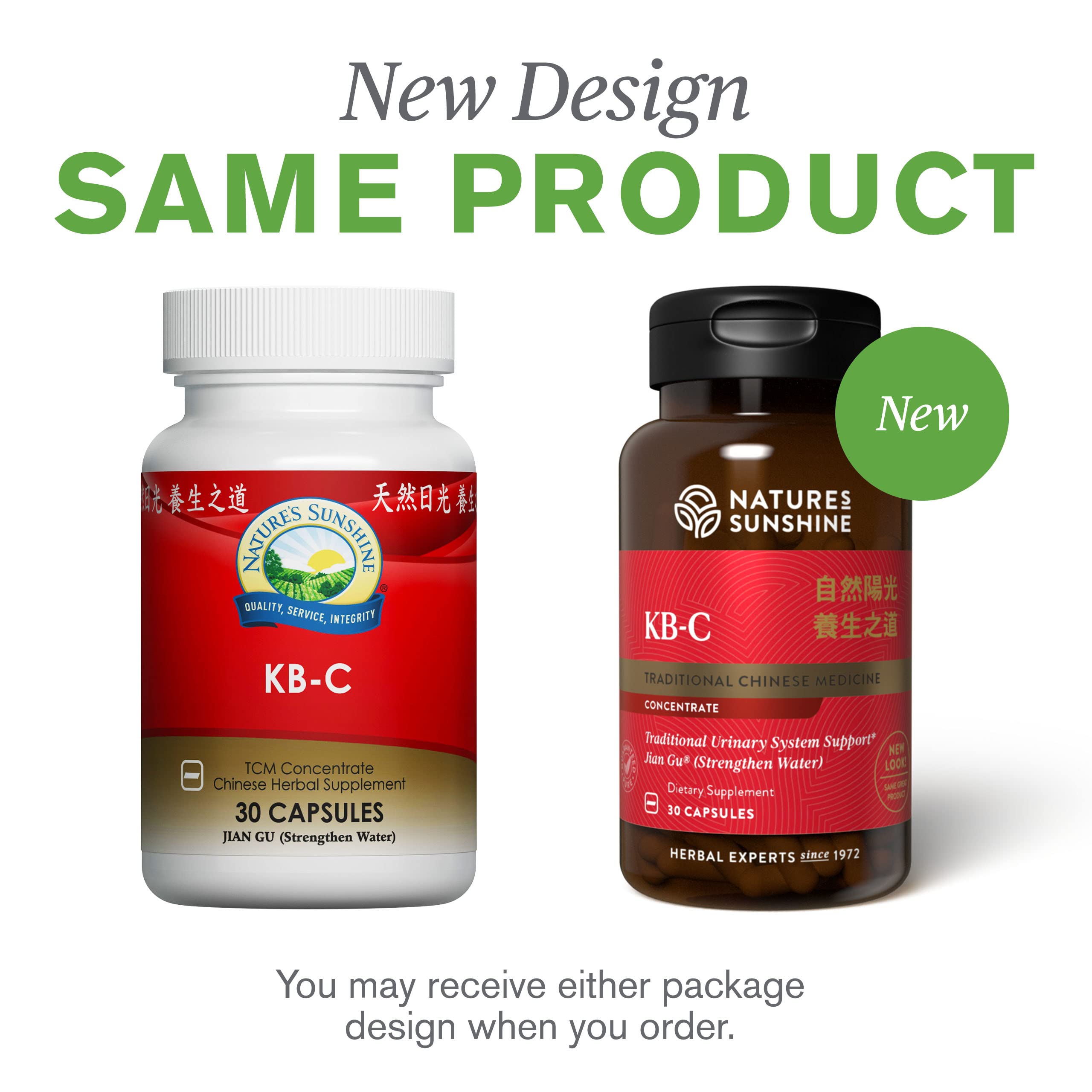 Close-up of dosage scoop beside daily KB-C capsule intake.