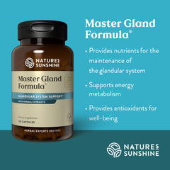 Herbal base graphic indicating natural support within the formula.