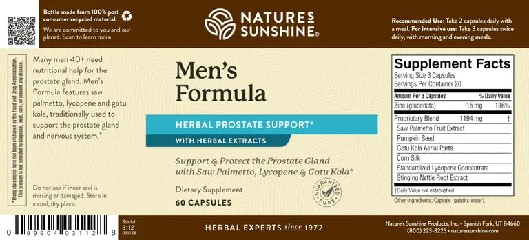 Nature's Sunshine quality heritage label — since 1972