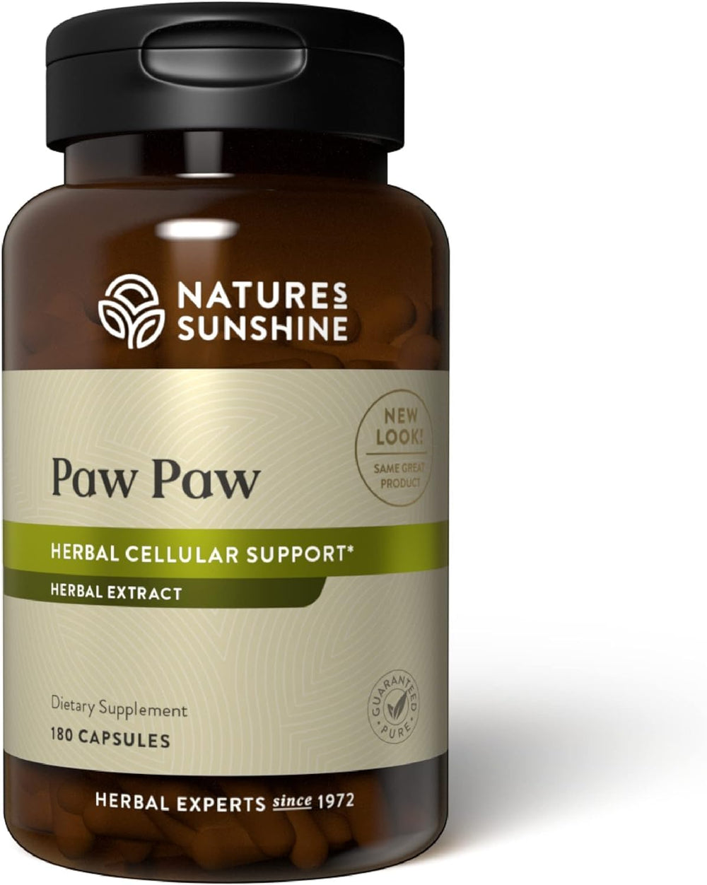 Nature's Sunshine Paw Paw Cell-Reg bottle front offering daily wellness support