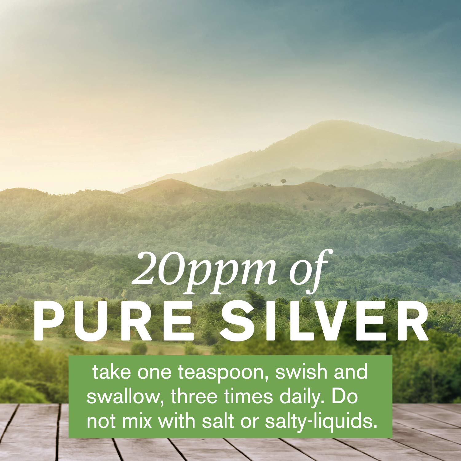 Nature's Sunshine Silver Shield Liquid 16-ounce bottle on a shelf.