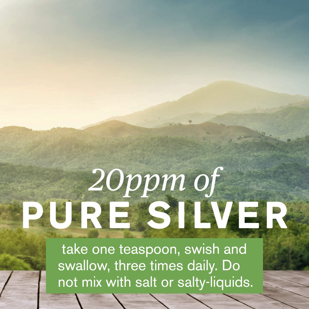 Nature's Sunshine Silver Shield Liquid 32-ounce bulk packaging in bottle