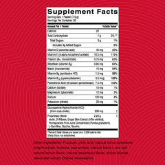 Nature's Sunshine Solstic Revive label highlights 500 mg glucosamine per serving