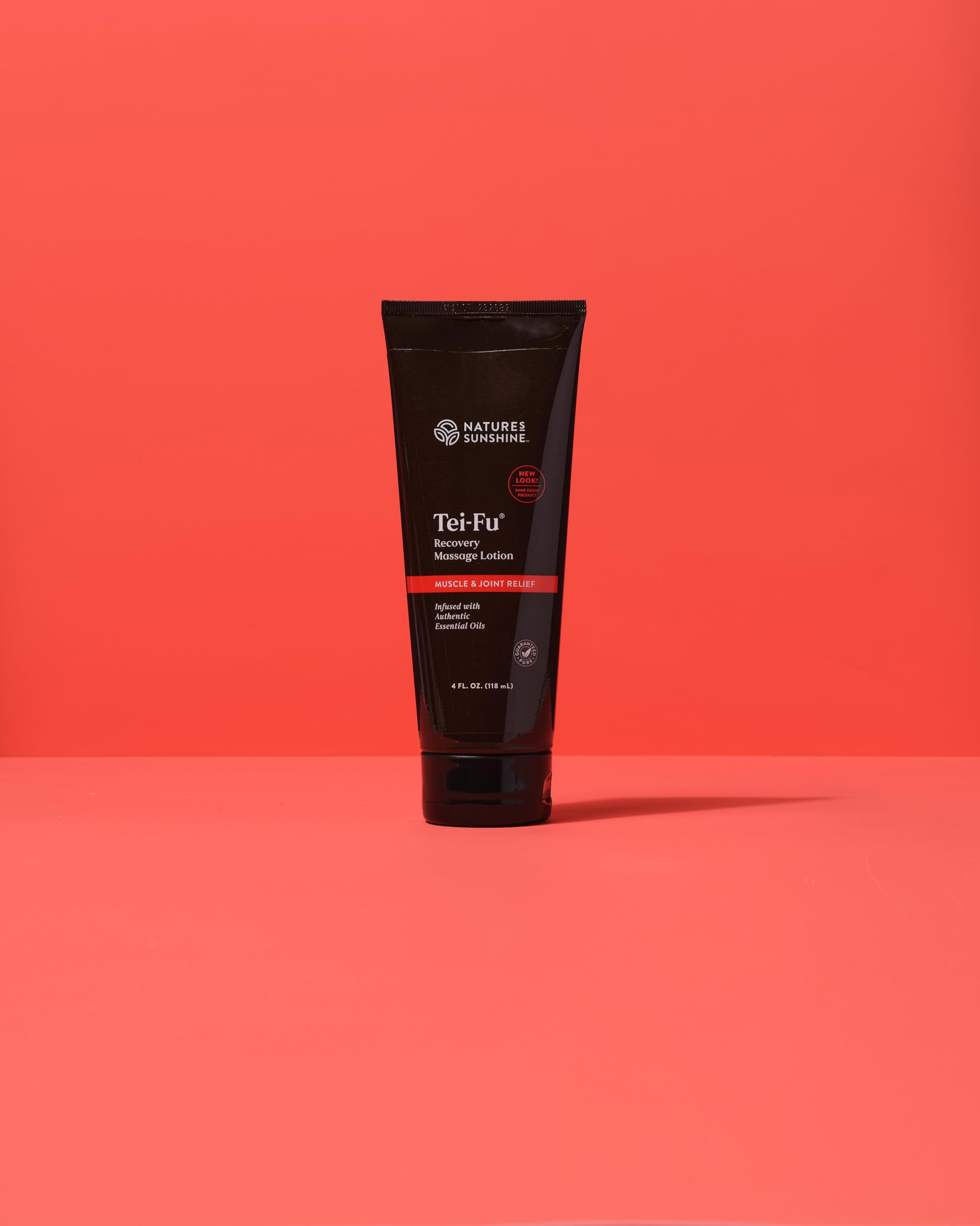 Nature's Sunshine Tei-Fu Recovery Massage Lotion essential oils blend offers a refreshing aromatic lift