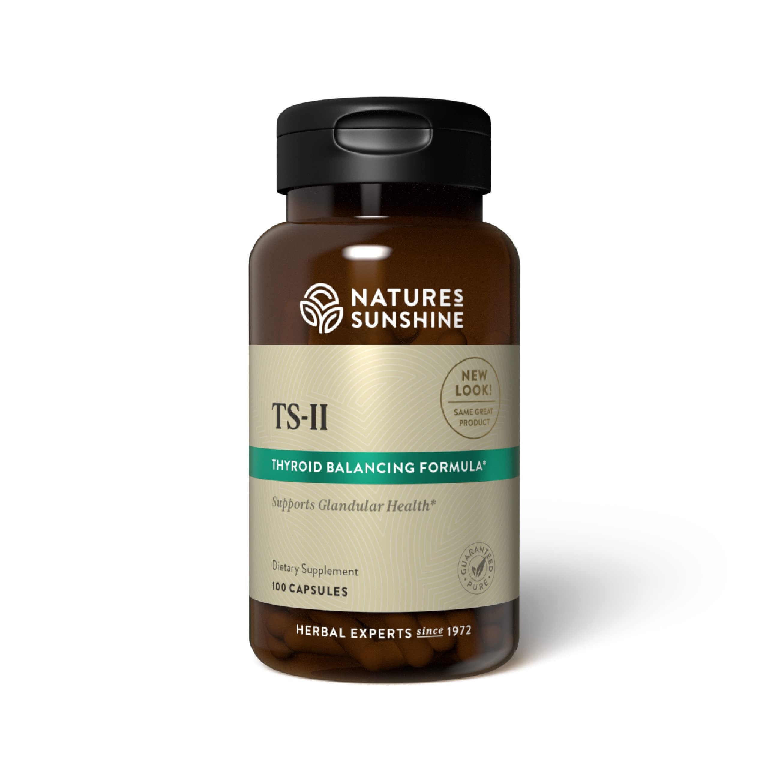 Nature's Sunshine TS II with Hops bottle front showing herbal balance.