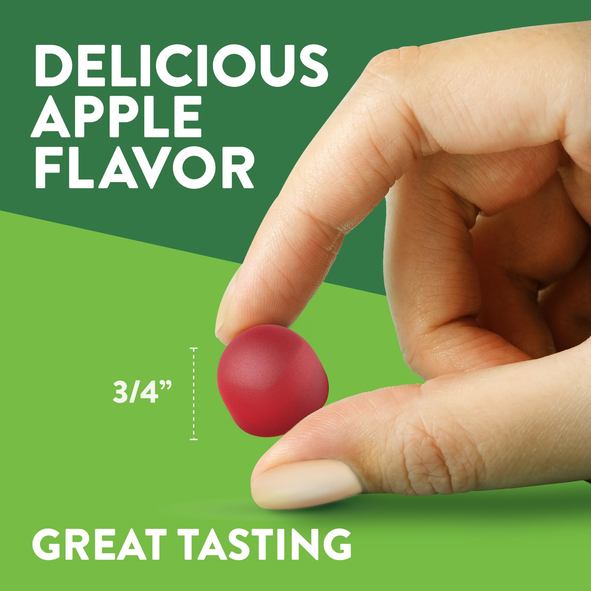 Nature's Truth gummies held in hand, easy to chew and convenient for daily use