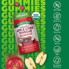 Nature's Truth Apple Cider Vinegar Gummies being poured for daily routine.