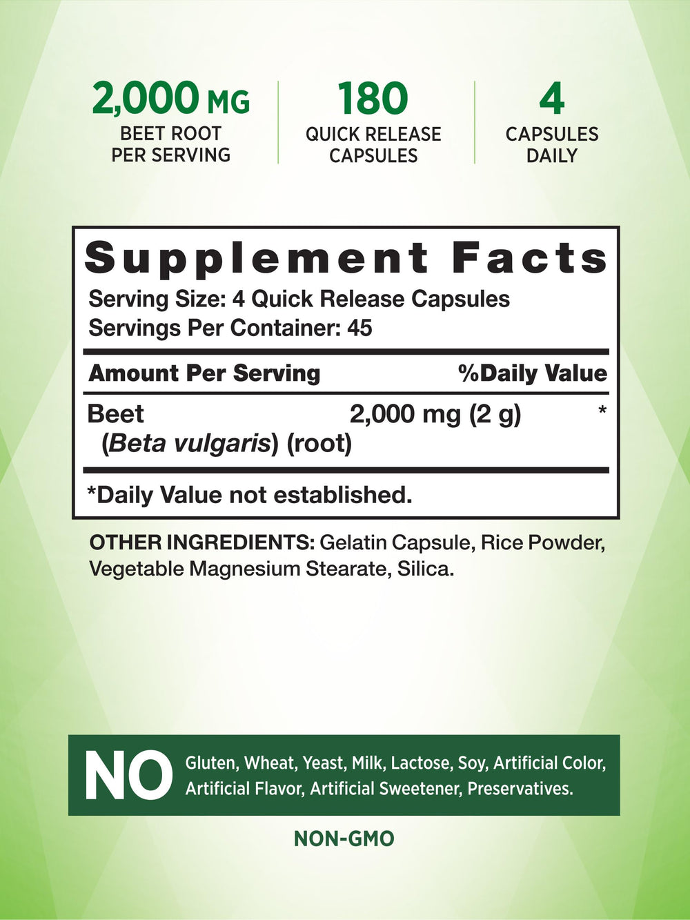 Nature's Truth Beet Root Capsules pour shows easy daily intake