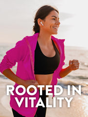 Nature's Truth vegan label confirms plant-based, non-GMO formulation.