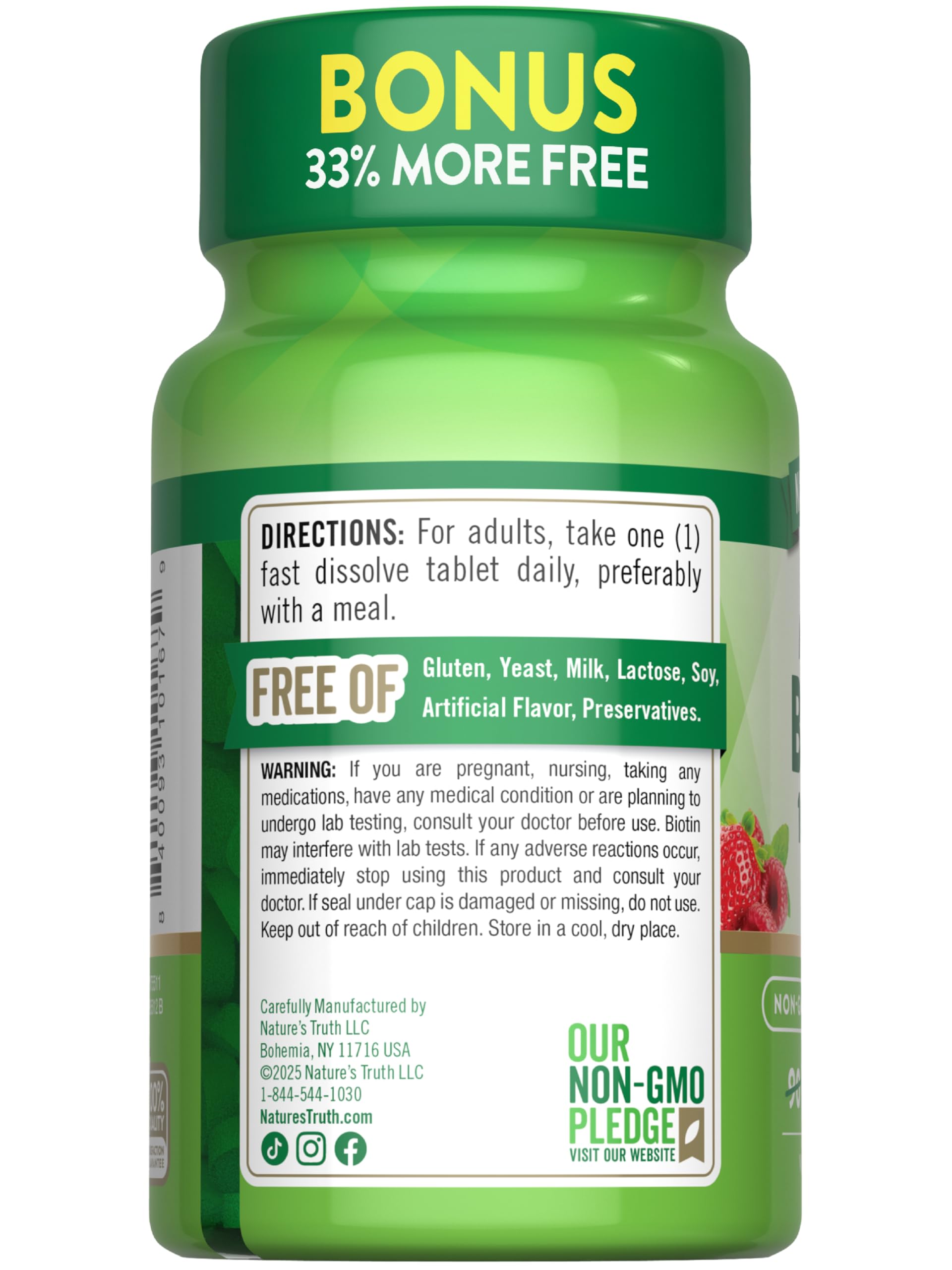 Packaging laid flat emphasizes clean, transparent quality