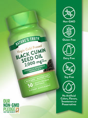 Nature's Truth softgels closeup highlights easy-to-swallow capsule for daily use
