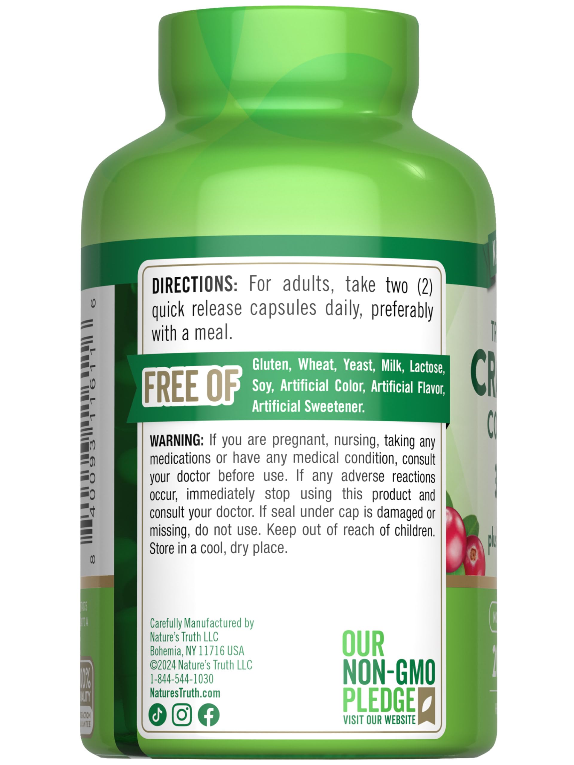 Nature's Truth Bottle on kitchen counter ready for daily routine