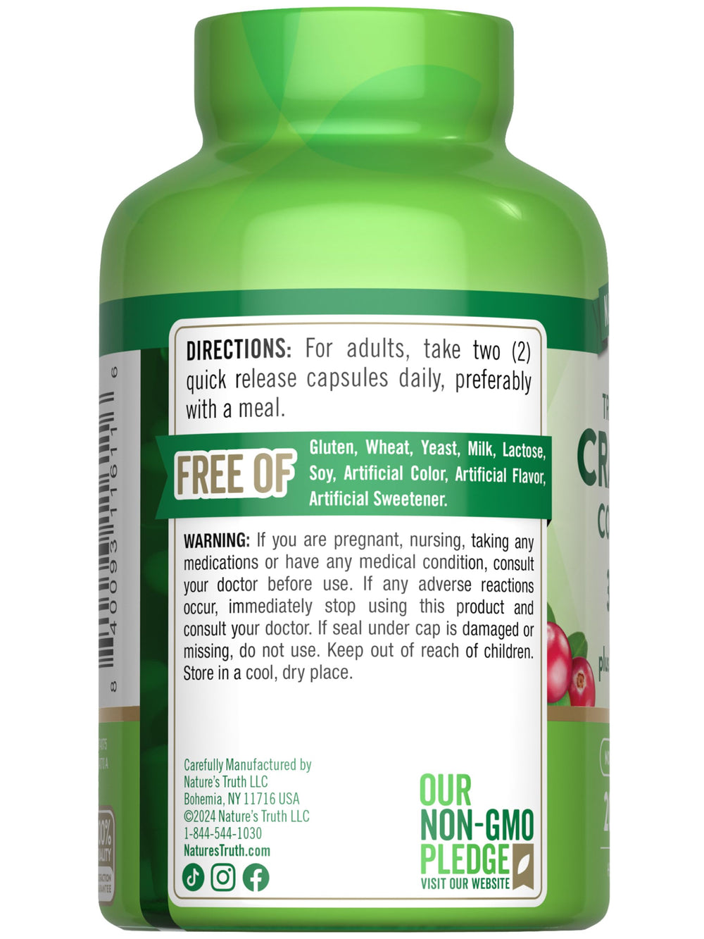 Nature's Truth Bottle on kitchen counter ready for daily routine