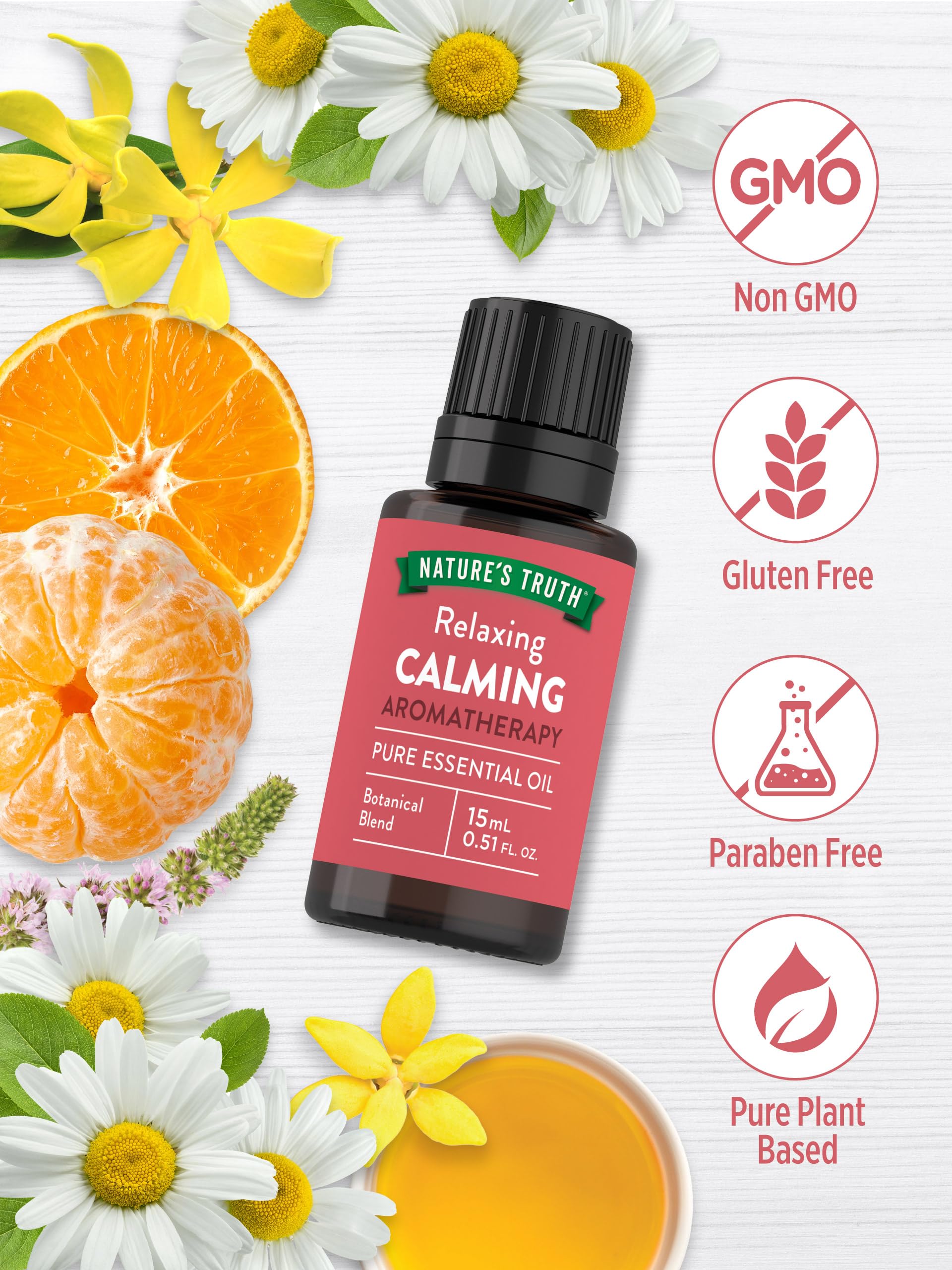 Nature's Truth Calming Pure Essential Oil for bath or shower relaxation moments