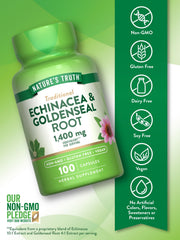 Nature's Truth capsules pouring from bottle for easy daily use.