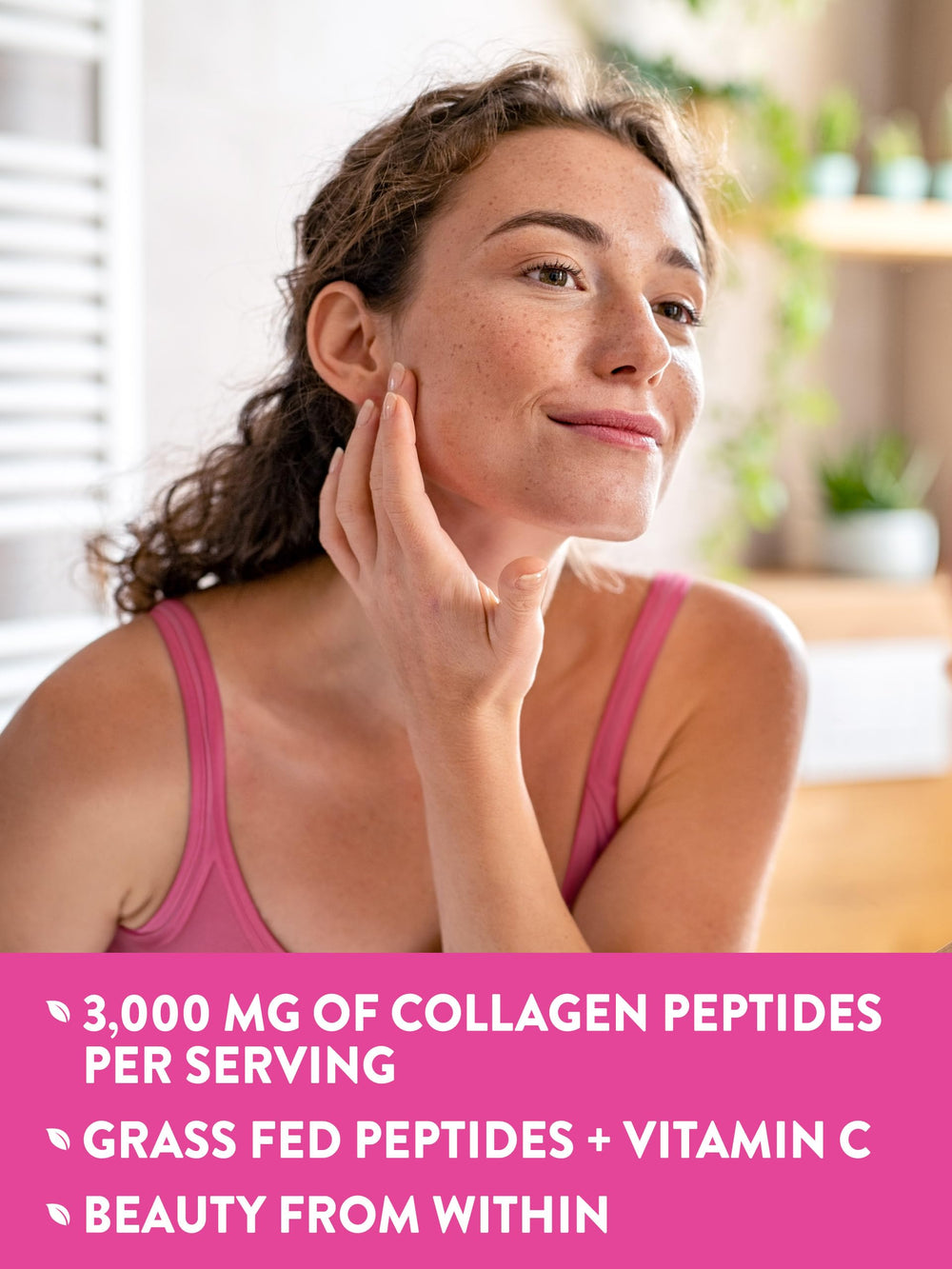 Grass-fed bovine source noted on Nature's Truth collagen peptides packaging