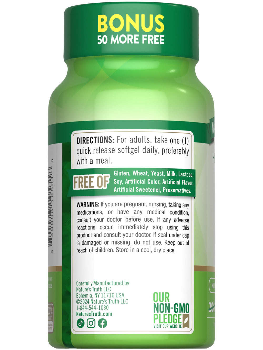 Trusted Nature's Truth D3 product on counter highlights quality.