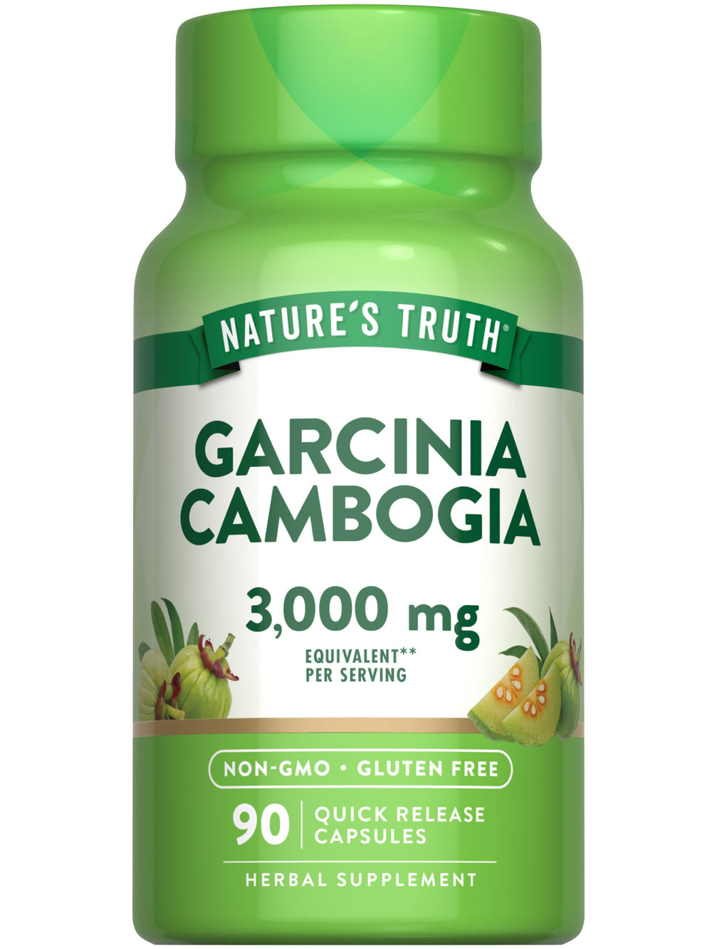 Nature's Truth Garcinia Cambogia 3000mg bottle ready for daily use.