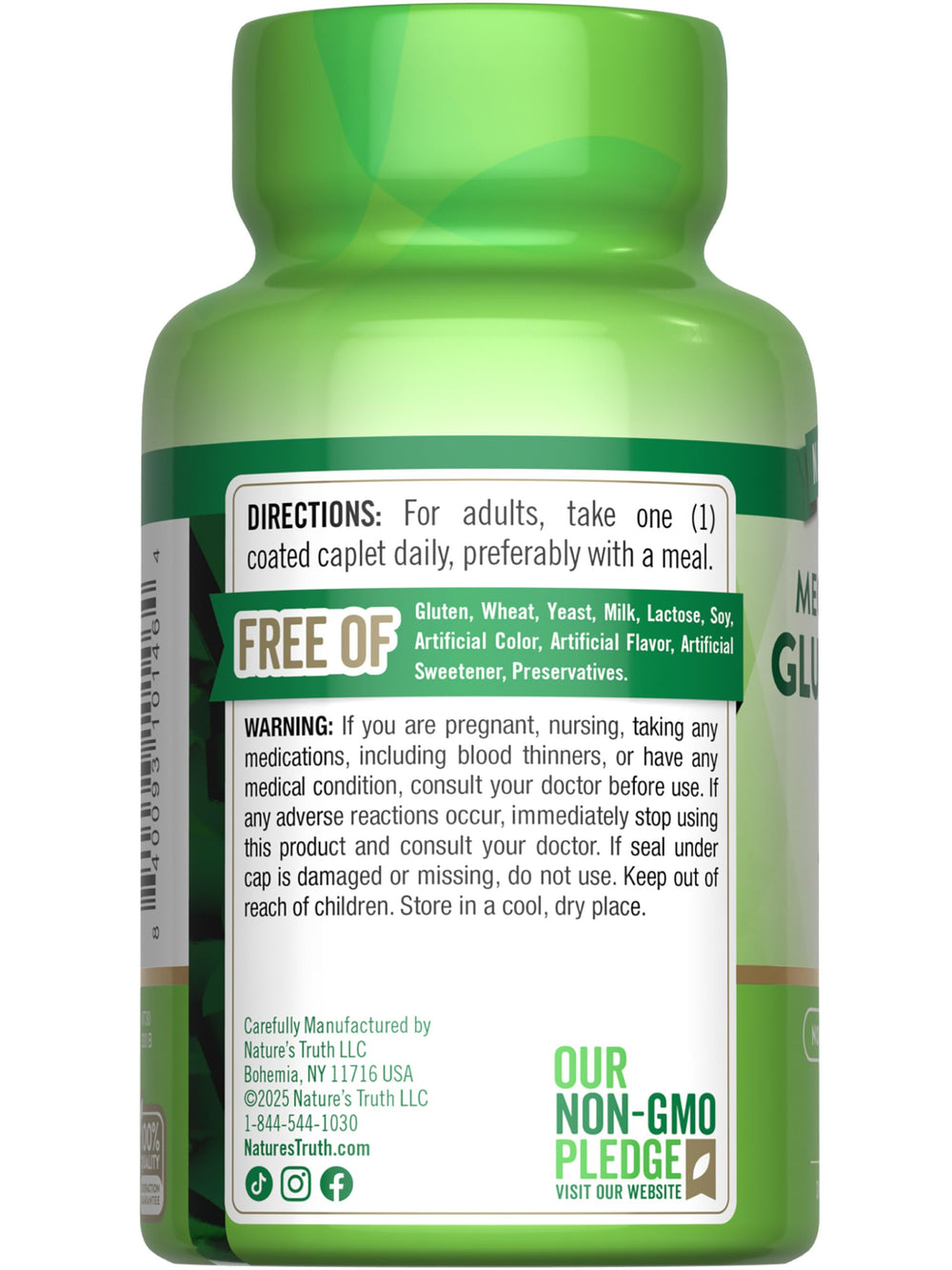 Nature's Truth Glucosamine HCl 1500mg daily-use image promotes consistency