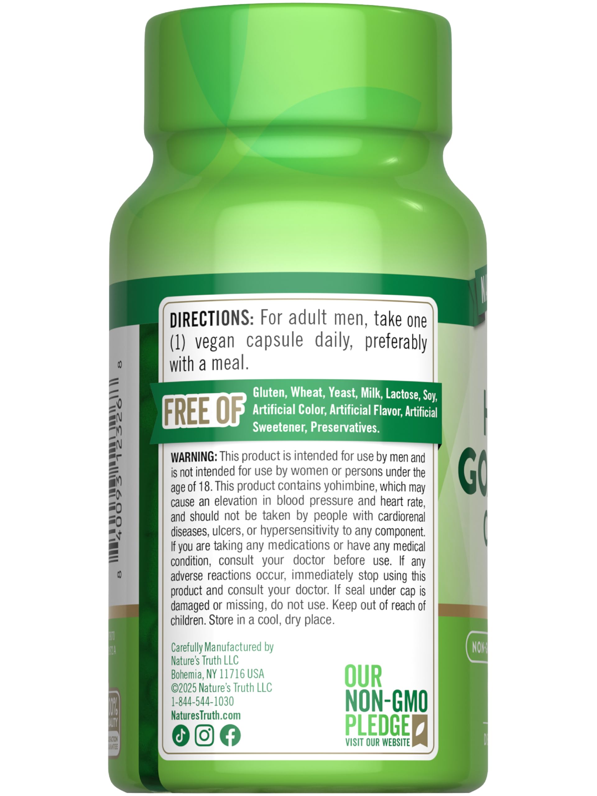 Lifestyle shot of Nature's Truth Horny Goat Weed in a daily routine setting