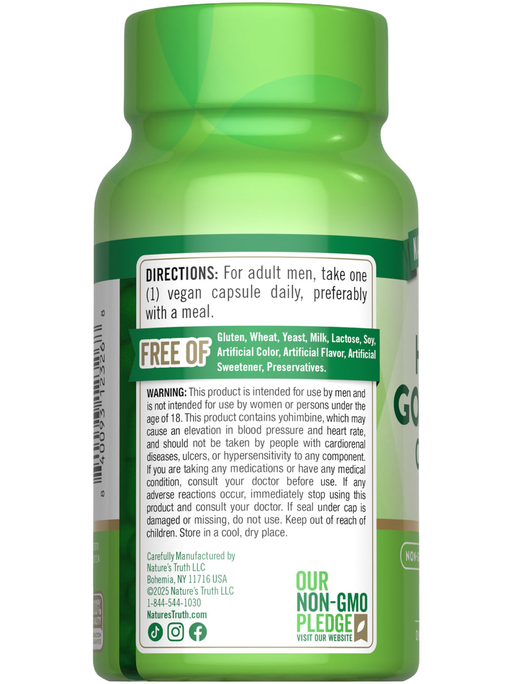 Lifestyle shot of Nature's Truth Horny Goat Weed in a daily routine setting