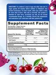 Nature's Truth Kids Melatonin Gummy close-up of gummies highlights cherry flavor and texture