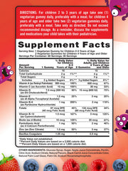 Close-up of Nature's Truth Berry Punch gummies showing tasty flavor and probiotic support.