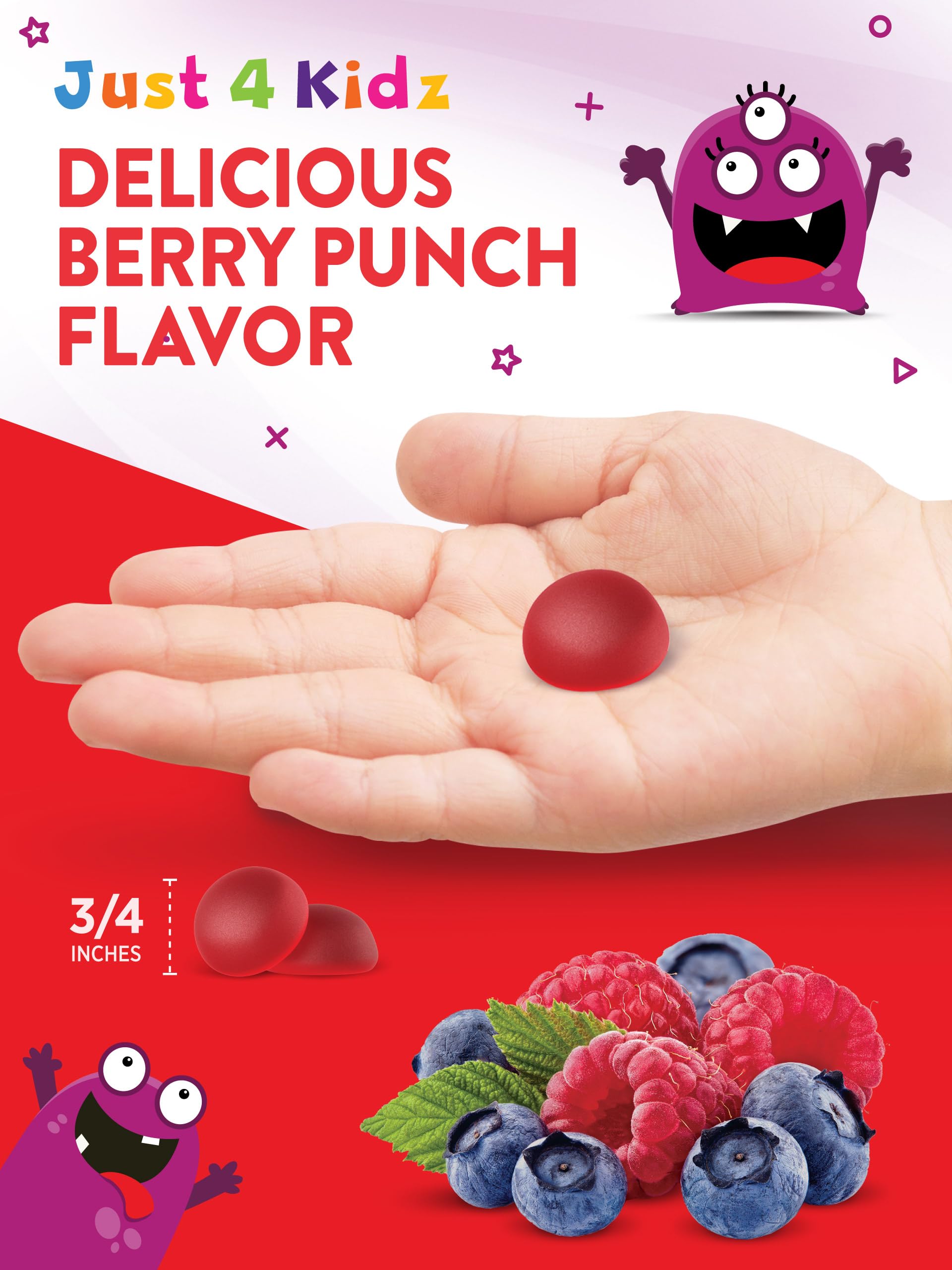 Vegetarian-friendly Nature's Truth gummies offer a plant-based option for young eaters.