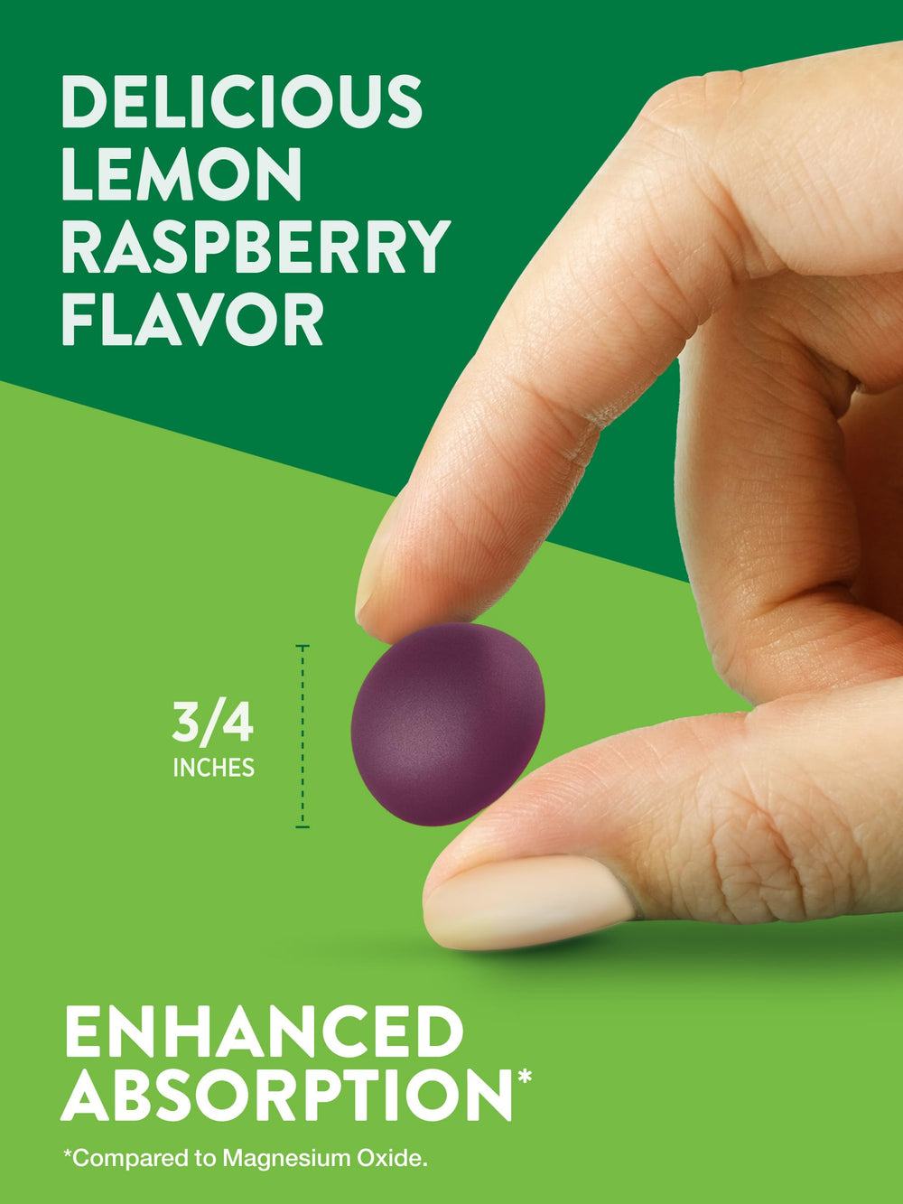 Nature's Truth Magnesium Gummies labeled gluten-free and non-GMO for clean consumption.