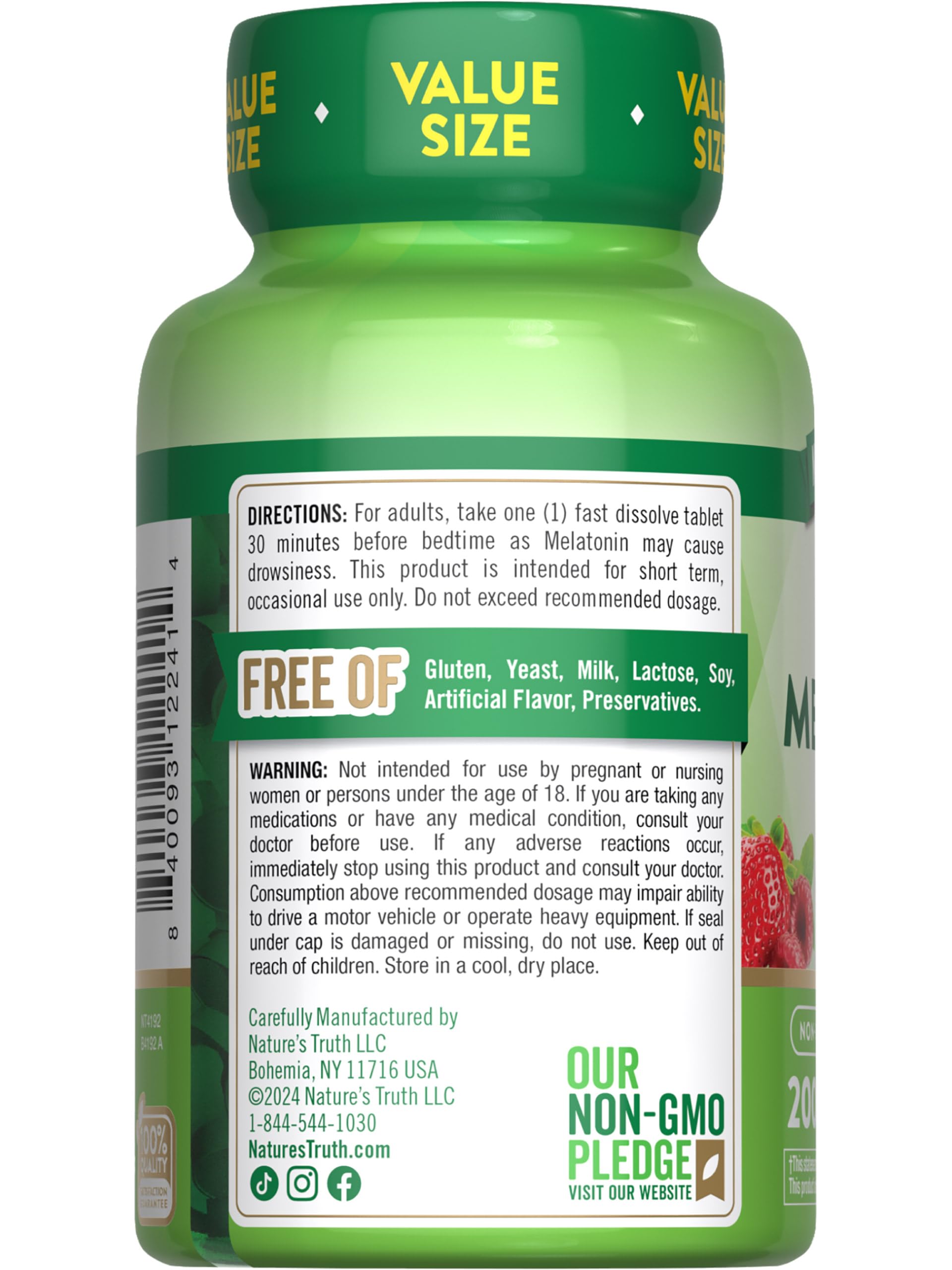 Evening routine with Nature's Truth melatonin for smoother wind-down.